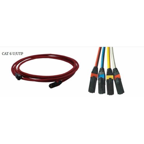 UTP CAT6 5m 4x2x24# LS0H Patch Cord Kırmızı