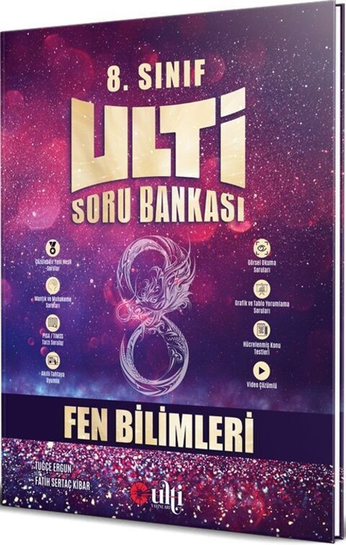 8. Sınıf LGS Fen Bilimleri Soru Bankası Ulti Yayınları
