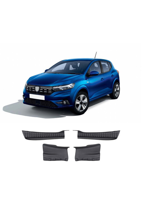 Dacia Sandero Uyumlu 2021 Ve Üzeri Abs Bagaj Koruma Eşiği 4 Parça