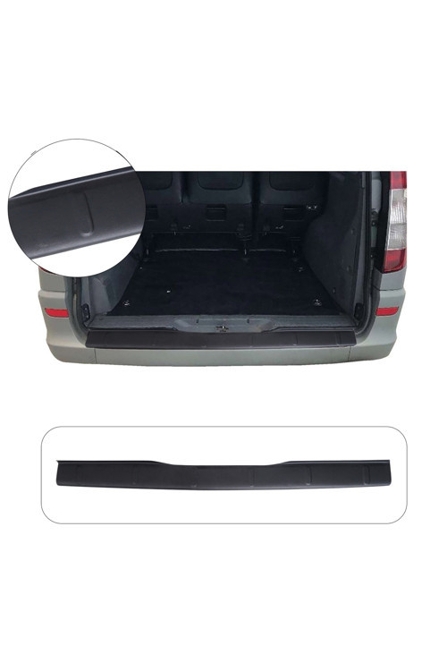 Mercedes Vito Uyumlu 2003-2014 Geniş Model Abs Arka Tampon Üstü Koruma