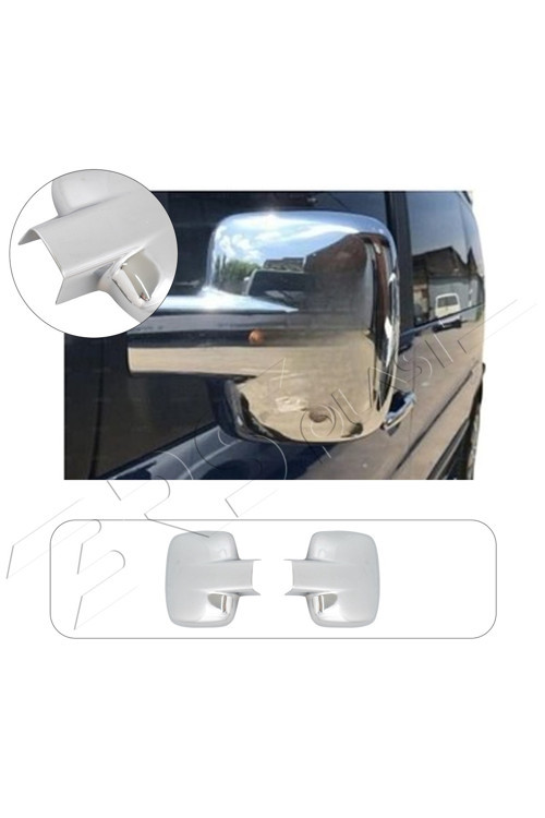 Mercedes Vito W638 Uyumlu 1996-2003 Ayna Kapağı 2 Parça Abs Krom Kaplama