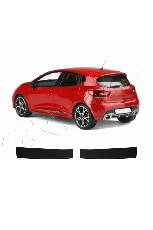 Renault Clio 4 HB Uyumlu 2012-2019 Abs Arka Tampon Üstü Koruma 2 Parça