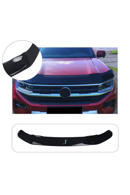 Volkswagen Amarok Uyumlu 2023 Ve Üzeri Abs Piano Black Kaput Rüzgarlığı