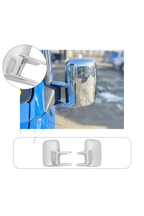 Volkswagen Volt Lt 35 Uyumlu 1998-2006 Ayna Kapağı 2 Parça Abs Krom Kaplama