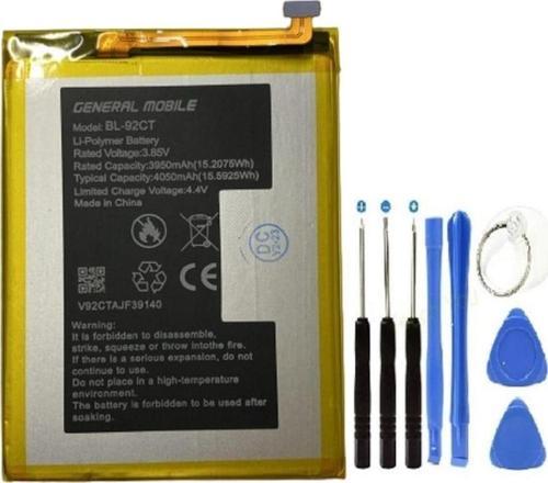 General Mobile Gm20 Pro Pil Batarya Bl92ct+tamir Seti 4050 Mah