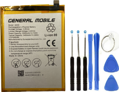 General Mobile GM9 Plus Pil Batarya G009+Tamir Seti