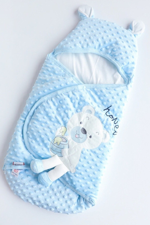 Baby Bal Ayıcıklı Kundak Battaniye 1511M
