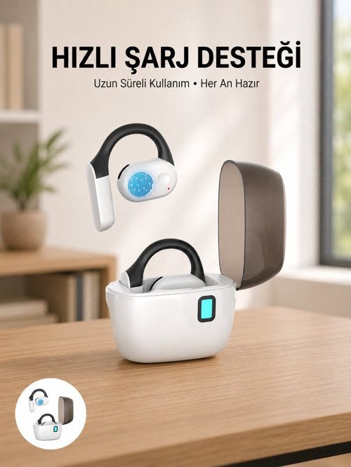 TWS Bluetooth Kulaklık – Otomatik Şarj Taşınabilir Şarj Kutusu Yeni Nesil - GGGGGG9622-4604