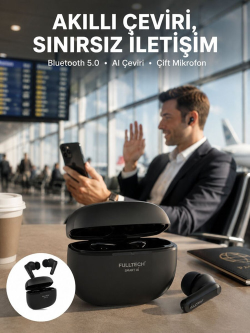 Gürültü Engelleyici TWS Kulaklık Uzun Pil Ömürlü ve Suya Dayanıklı Yeni Nes - GGGGGG4089-2