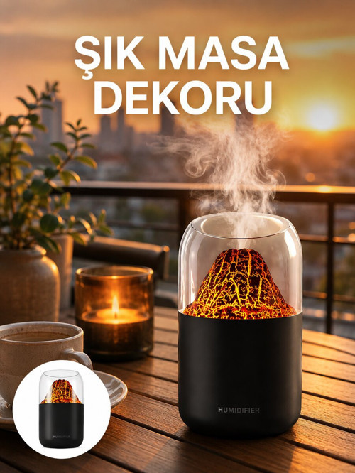 Büyük Kapasiteli Aromaterapi Cihazı – 280 ml Su Haznesi Yeni Nesil - GGGGGG9476-7516