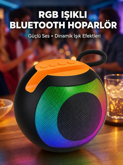 1200mAh Uzun Pil Ömürlü Bluetooth Hoparlör Yeni Nesil - GGGGGG5212-5470