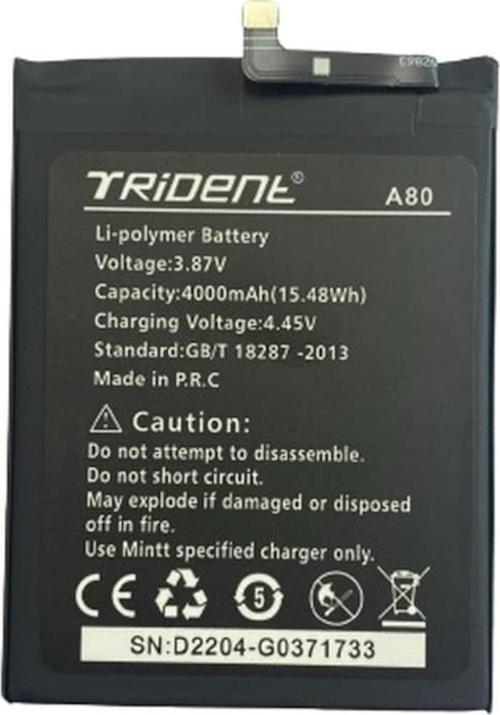 Trident A80 Pil Batarya 4000 Mah