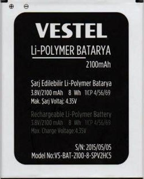 Vestel Venüs V3 5040 Pil Batarya 2100 mAh İthal