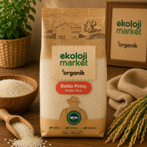 Organik Glutensiz Baldo Pirinç 750 Gr.
