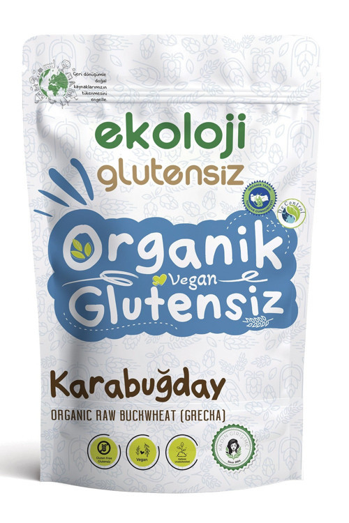 Organik Glutensiz Çiğ Karabuğday 500 Gr.