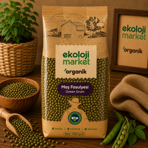 Organik Glutensiz Maş Fasulyesi 750 Gr.