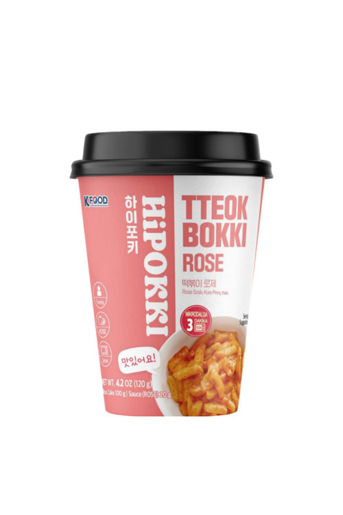 Rose Soslu Kore Tteokbokki Pirinç Keki 120gr