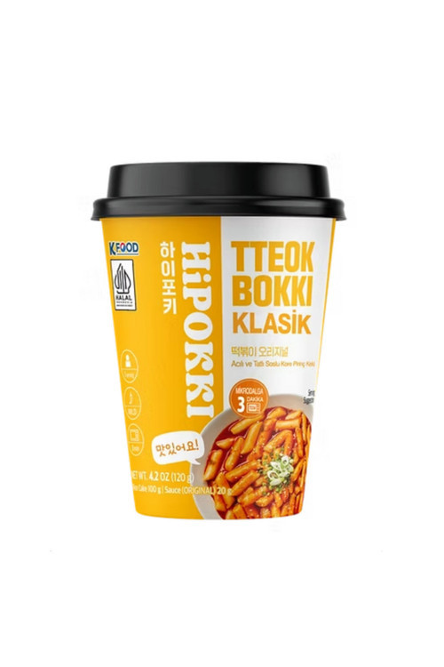 Aci Ve Tatli Soslu Kore Tteokbokki Pirinç Keki 120gr 10'LU SET