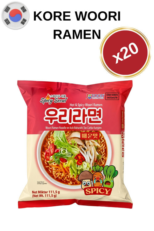 Acılı Woori Ramen 20'li Paket