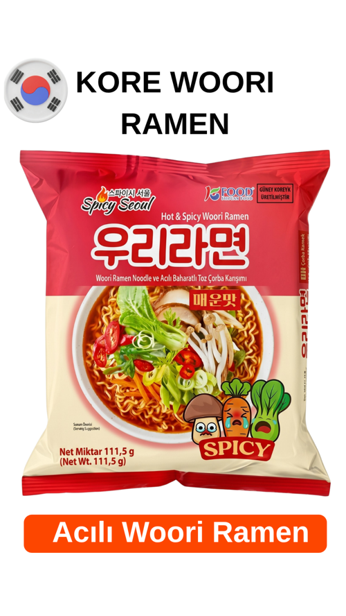 - Woori Ramen Acılı Kore Ramen