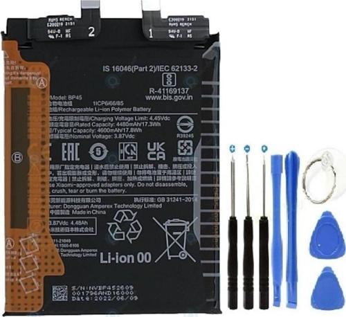 Xioami Mi 12x Pil Batarya Bp45 4600 Mah+tamir Set