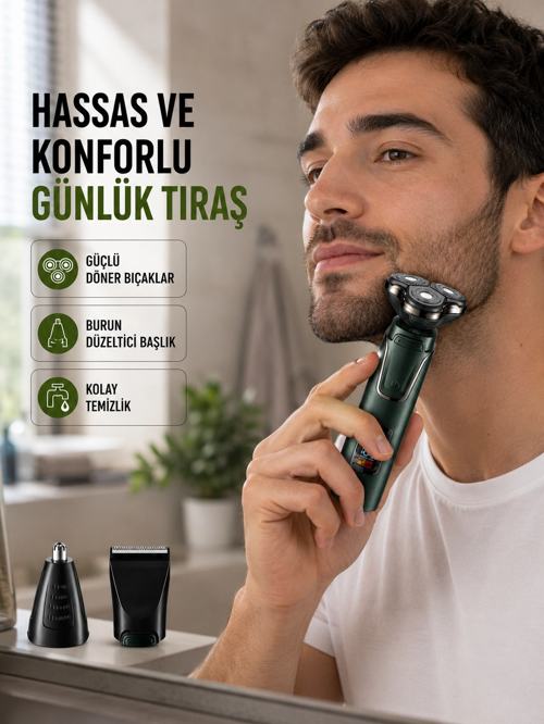 Şarjlı Çok Amaçlı Tıraş Makinesi