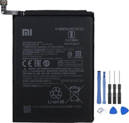 Xioami Note 9 5g Pil Batarya Bm54 5000 Mah+ Tamir Seti