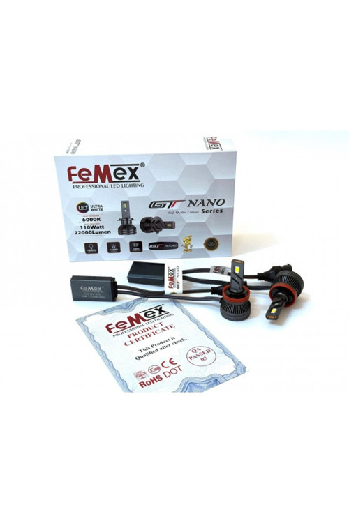 FEMEX GT NANO H8/11 Led Xenon Led PRO Csp Force Headlight