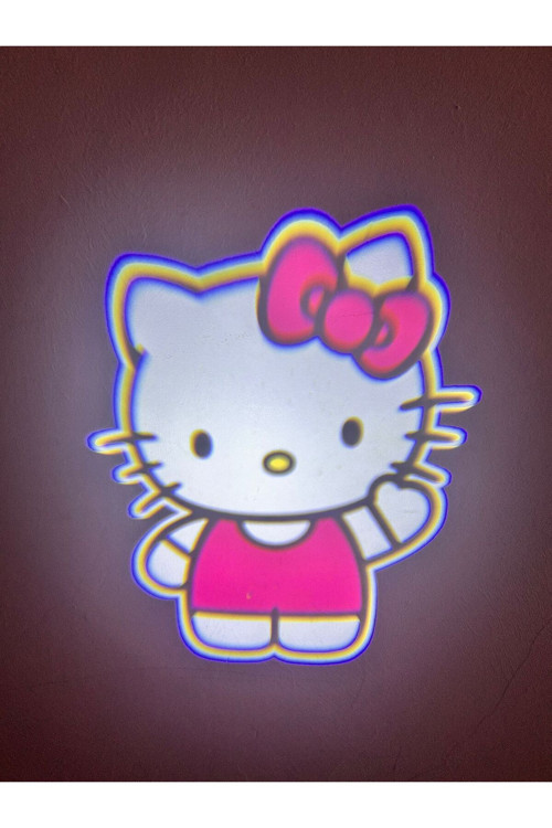 Hello Kitty KAPI ALTI LED AYDINLATMA ARAÇ LOGOLU