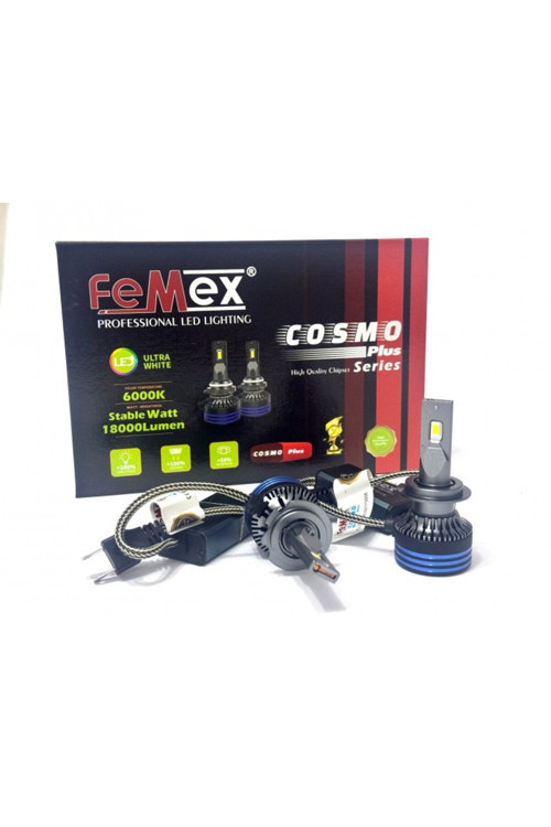 SEAT LEON H7 XNEON 1999/2012 UYUMLU YENİ NESİL GÜÇLENDİRİLMİŞ KISA FAR FEMEX COSMO