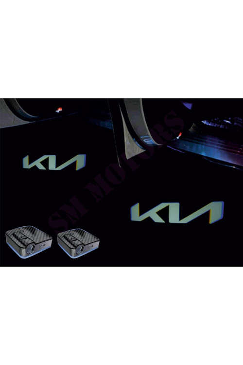 KİA YENİ LOGO KAPI ALTI LED AYDINLATMA ARAÇ LOGOLU