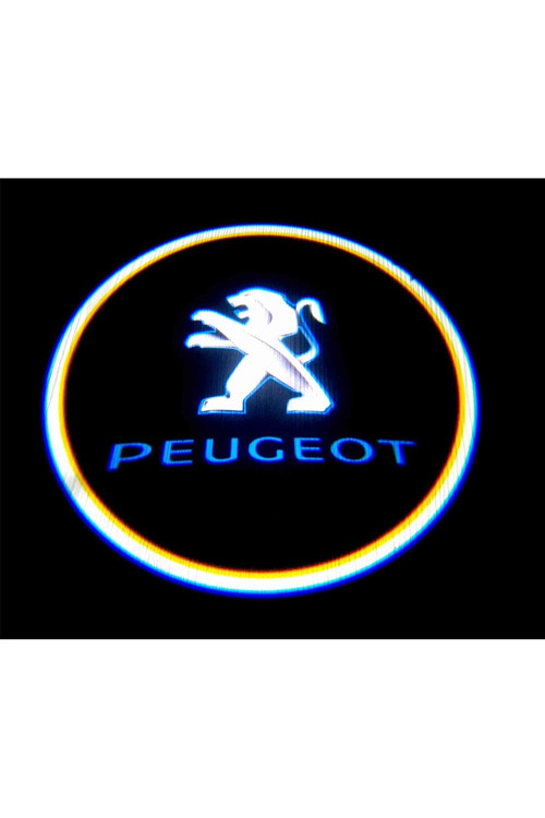 PEUGEOT KAPI ALTI LED AYDINLATMA ARAÇ LOGOLU