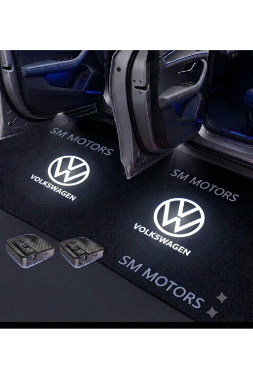 VOLKSWAGEN YENİ LOGO KAPI ALTI LED AYDINLATMA ARAÇ LOGOLU