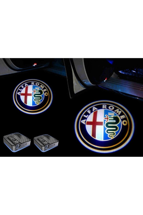 ALFA ROMEO KAPI ALTI LED AYDINLATMA ARAÇ LOGOLU
