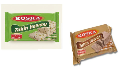 Fıstıklı ve Kakaolu TAHİN HELVASI 500 GR 2 lezzet bir arada
