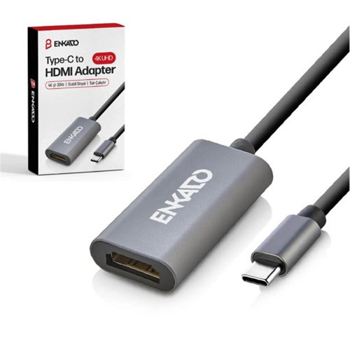EKD-TP41 TYPE-C TO HDMI 4K-2K 30HZ ADAPTÖR (KDO)