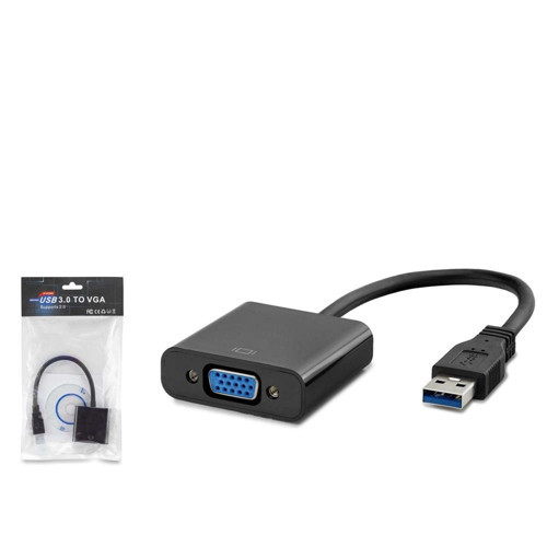 Hdx7779 Usb3.0 To Vga F Çevirici 1080P Siyah (KDO)