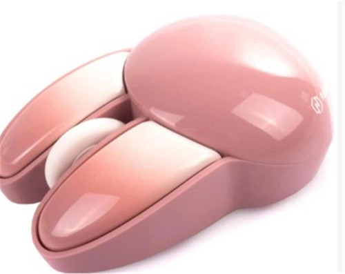 sevimli Tavşan Kablosuz Pembe Bluetooth Mouse (KDO)