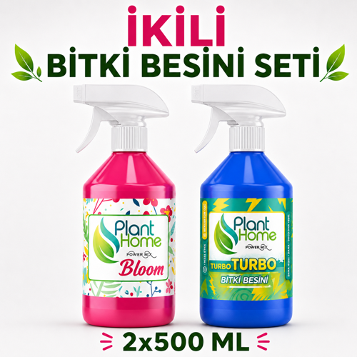 Sıvı Bitki Besini Seti Bloom ve Turbo 2 x 500 ml