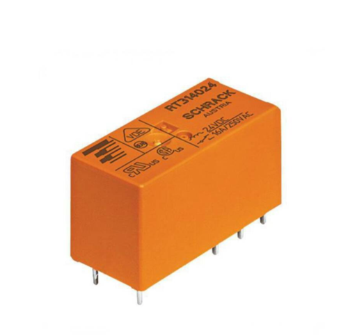 RT424024C Röle, 2 Kontak 8A 24V DC PCB - 10 Adet