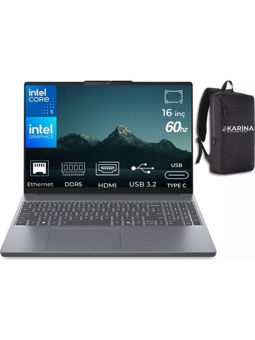 Thinkbook 16 Intel Core Ultra 5 225U 21SK007VTX-K013 16GB 2TB Intel Graphics Freedos 16" IPS Panel Taşınabilir Bilgisayar