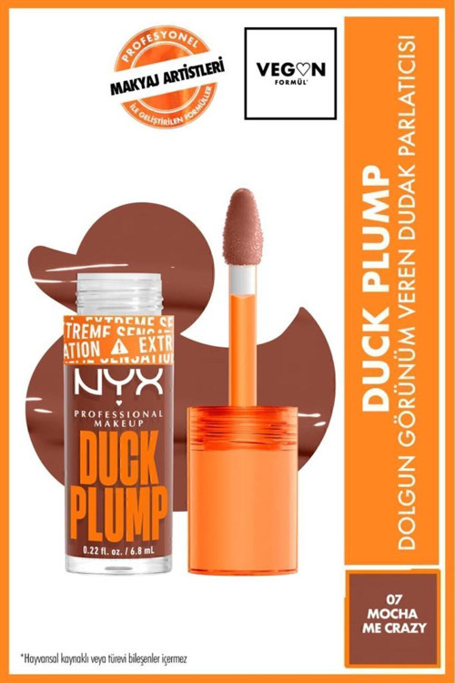 Duck Plump Dolgun Görünüm Veren Dudak Parlatıcısı - 07 Mocha Me Crazy