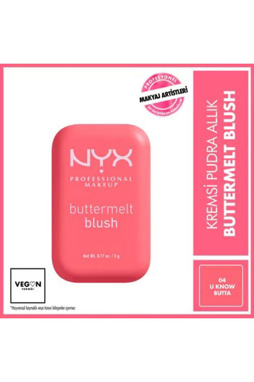 Buttermelt Blush Kremsi Pudra Allık 04 U Know Butta