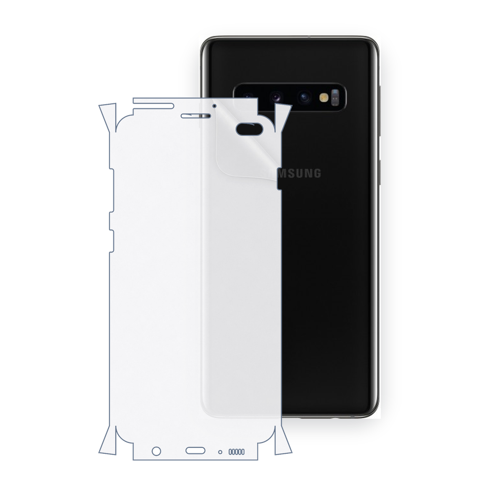 SAMSUNG Galaxy S10+ Uyumlu Fullbody Arka Kaplama Hidrojel Koruyucu Film