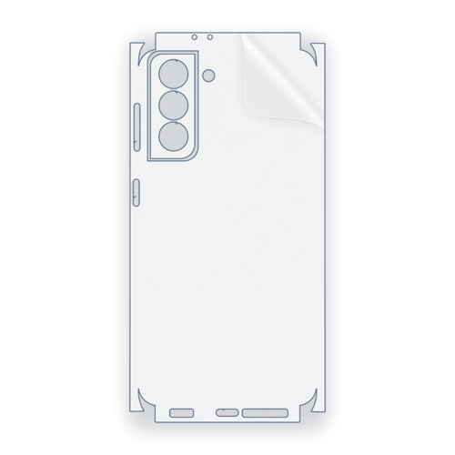 SAMSUNG Galaxy S21 5G Uyumlu Fullbody Arka Kaplama Hidrojel Koruyucu Film