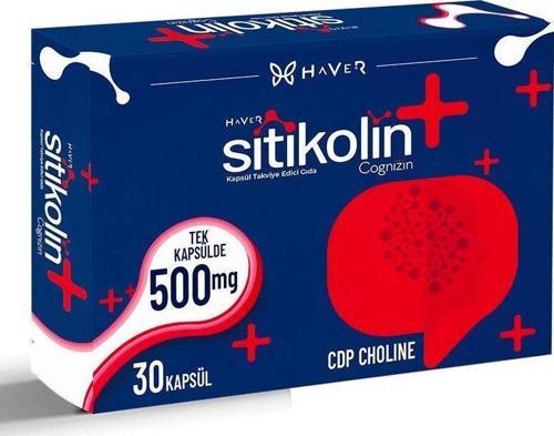 Sitikolin Cognizin 500 mg 30 Kapsül