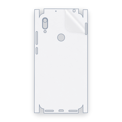 HUAWEI Y6 2019 Uyumlu Fullbody Arka Kaplama Hidrojel Koruyucu Film