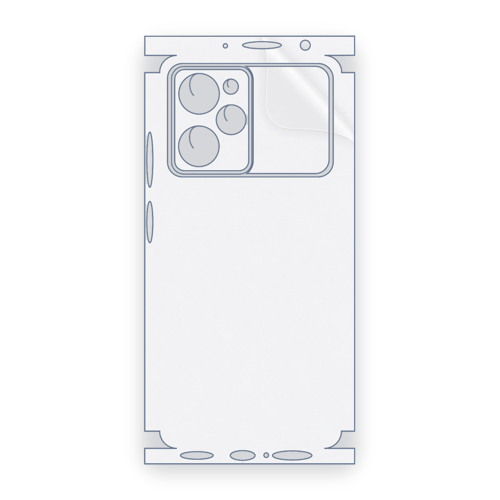Xiaomi Poco X5 Pro Uyumlu Fullbody Arka Kaplama Hidrojel Koruyucu Film