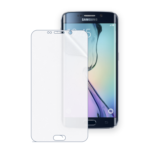 SAMSUNG Galaxy S6 edge + Uyumlu Ön Yüzey Nano Şeffaf Hidrojel Ekran Koruyucu