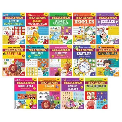 Okula Gidiyorum Seti  14 Kitap Takım